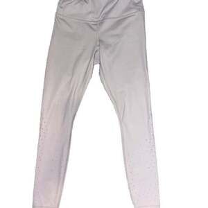 Athleta Contender Aero 7/8 Tight Leggings Gray Perforated